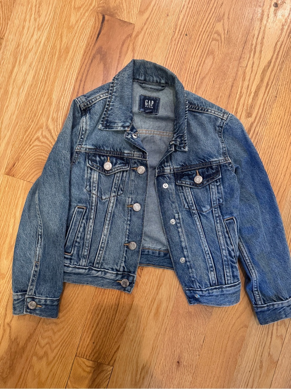 GAP Kids Girls size S Blue Denim Jacket